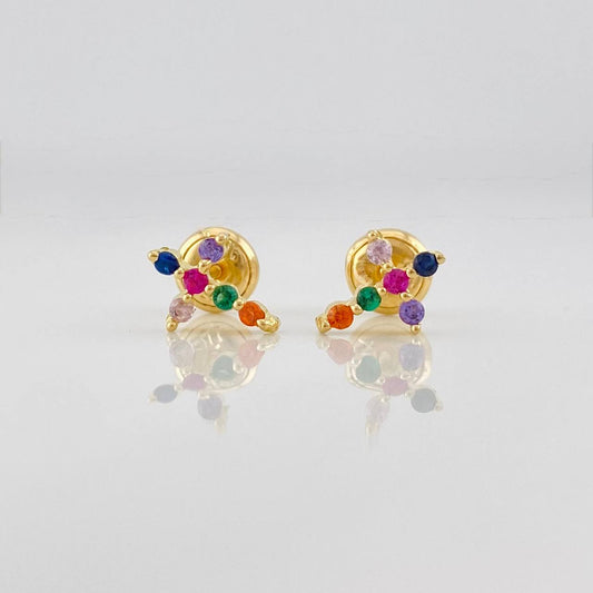 Topos Cruz 0.9g / in / 8.8mm Oro Amarillo 18K