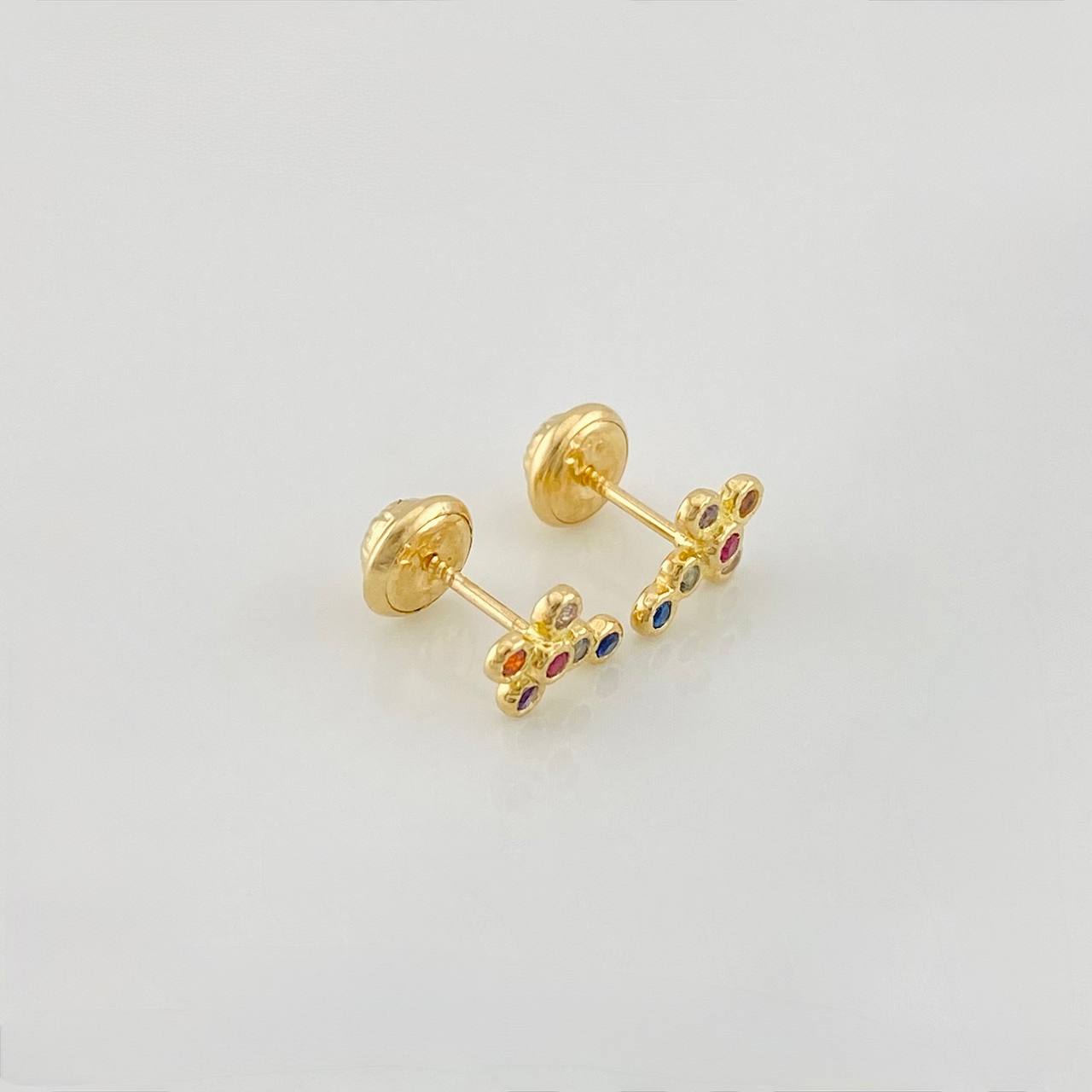 Topos Cruz Tupida 0.95g / in / 8.15mm Oro Amarillo 18K