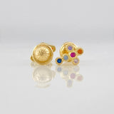 Topos Cruz Tupida 0.95g / in / 8.15mm Oro Amarillo 18K