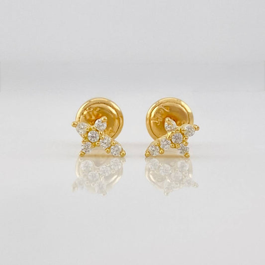 Topos Cruz 0.8g / in / 6.3mm Oro Amarillo 18K