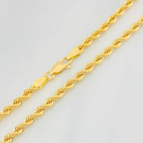 Rope Chain 6.15g / 24 in / 2.53mm Yellow Gold 18K