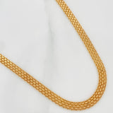 Cadena China 13.7gr / 21 3/4 in / 4mm Oro Amarillo Nac.Esp. 18K &