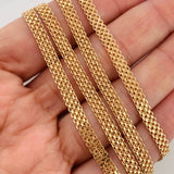 Bismark Chain 15.05gr / 23 3/4 in / 4.5mm Yellow Gold Nac.Esp. 18K &