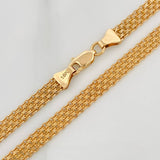 Bismark Chain 15.05gr / 23 3/4 in / 4.5mm Yellow Gold Nac.Esp. 18K &