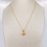 Classic Link Chain + Heart Pendant / 1.9g / 17 3/4 in 18K Yellow Gold
