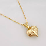 Classic Link Chain + Heart Pendant / 1.9g / 17 3/4 in 18K Yellow Gold