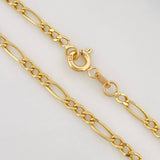 Figaro Bracelet 0.8g / 7 in / 1.78mm Yellow Gold 18K