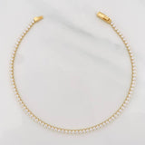 Tennis Bracelet 2.95g / 7 3/4 in / 1.8mm 18K Yellow Gold