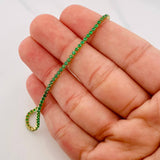 Tennis Bracelet 2.75g / 7 1/2 in / 1.8mm Yellow Gold 18K