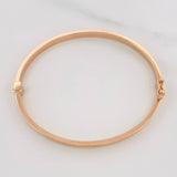 Bracelet Screw Hoop 6.45g / 6 3/4 in / 4mm 18K Rose Gold