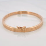 Bracelet Screw Hoop 6.45g / 6 3/4 in / 4mm 18K Rose Gold
