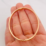 Bracelet Screw Hoop 6.45g / 6 3/4 in / 4mm 18K Rose Gold