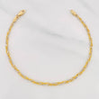 Pulso Morse 2.3g / 18.5cm / 2.15mm Dos Oros Amarillo Blanco 18K