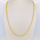 Cadena Lazo 5.6g / 24 in / 2.5mm Oro Amarillo 18K