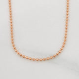 Military Chain 2g / 19 3/4 in / 1mm Rose Gold 18K