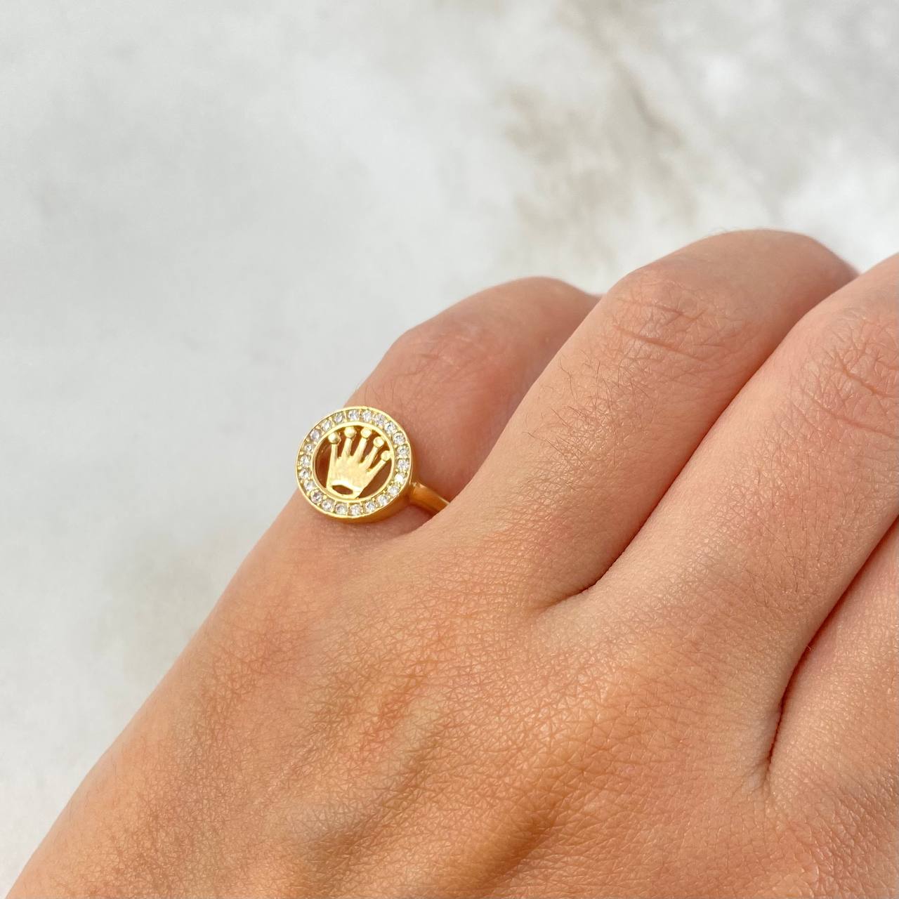 Anillo Rx Circular 2.55gr / T8 / Oro Amarillo 18K *