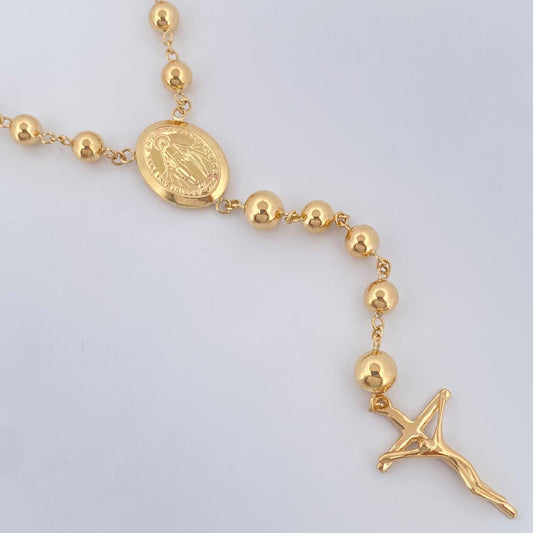 Rosario Virgen De Guadalupe 12.45gr / 23 1/4 in / Oro Amarillo 18K %