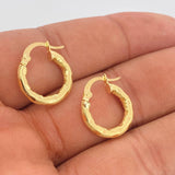 Candongas Sandra 1.5gr / 3/4 in / Oro Amarillo 18K %