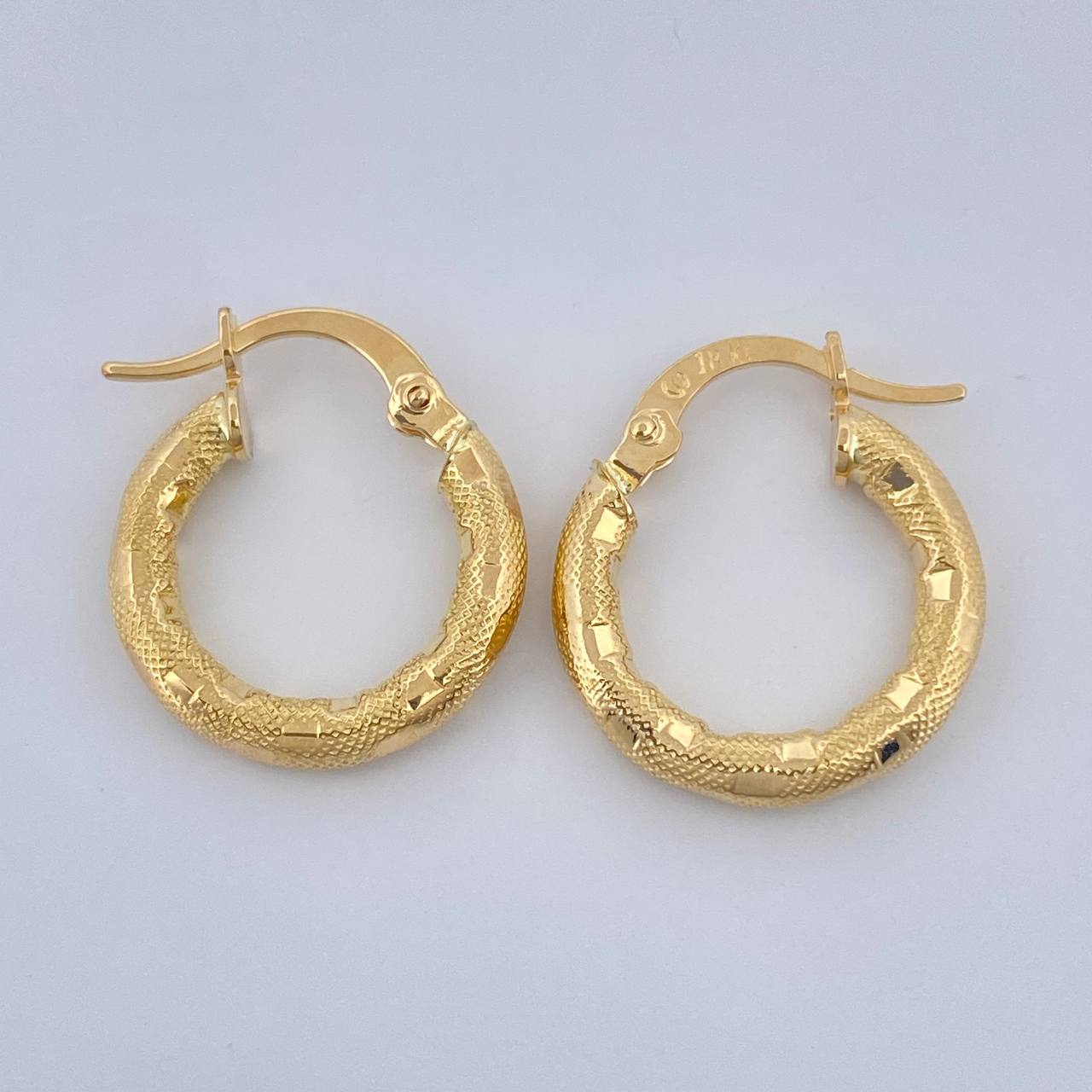 Candongas Sandra 1.5gr / 3/4 in / Oro Amarillo 18K %