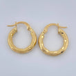 Candongas Sandra 1.5gr / 3/4 in / Oro Amarillo 18K %