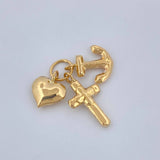 Dije Tres Gracias 0.55gr / 1/2 in / Oro Amarillo 18K %