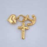 Dije Tres Gracias 0.8gr / 1/2 in / Oro Amarillo 18K %
