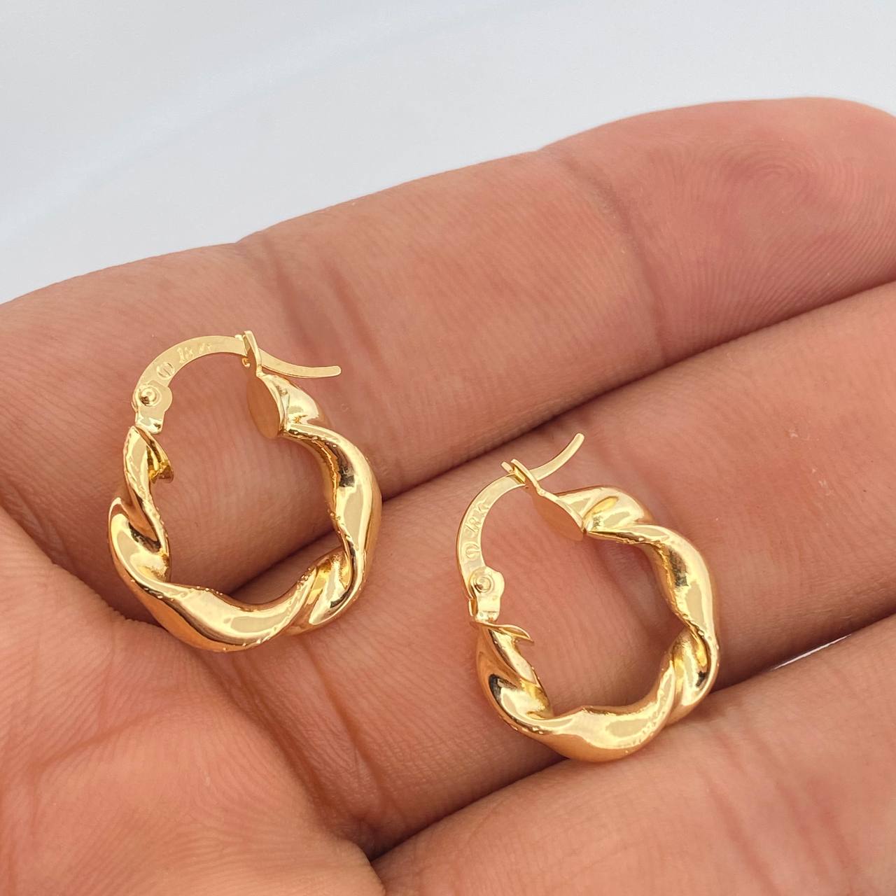 Candongas Deis 1.95gr / 3/4 in / Oro Amarillo 18K %