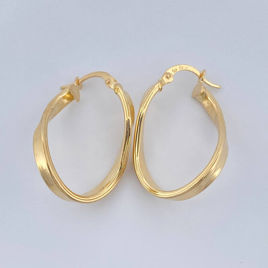 Candongas Clau 2.25gr / 1 in / Oro Amarillo 18K %