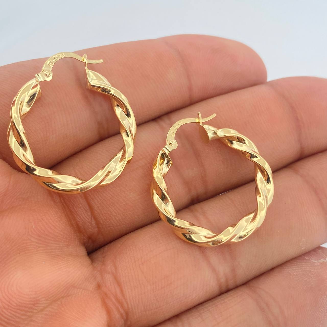 Candongas Milu 3gr / 1 in / Oro Amarillo 18K %