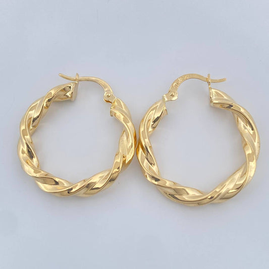 Candongas Milu 3gr / 1 in / Oro Amarillo 18K %