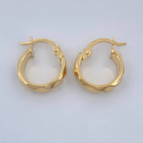 Candongas Nia 1.2gr / 1/2 in / Oro Amarillo 18K %