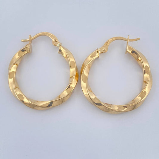 Candongas Kari 2.2gr / 1 in / Oro Amarillo 18K %