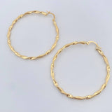 Candongas Amber 3.05gr / 2 in / Oro Amarillo 18K %