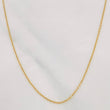 Cadena Aro Seguido 1.5g / 18 in / 0.9mm Oro Amarillo 18K