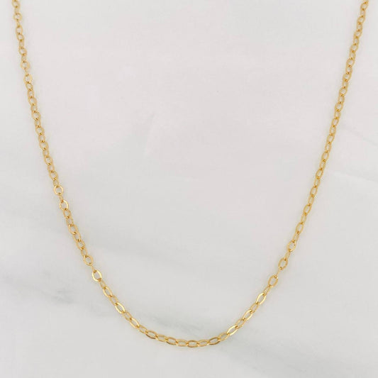 Cadena Aro Seguido 1.9g / 20 in / 1.4mm Oro Amarillo 18K
