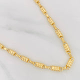Rustic Barrel Chain 14.20g / 24 in / 3.34mm Yellow Gold 18K
