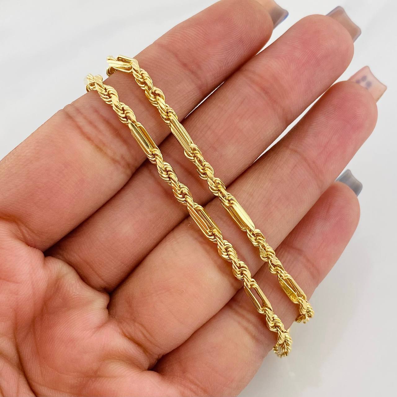 Special Rope Chain 8.05g / 24 in / 2.54mm Yellow Gold 18K