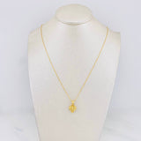 Classic Link Chain Set + Heart Pendant / 2.05g / 17 3/4 in 18K Yellow Gold