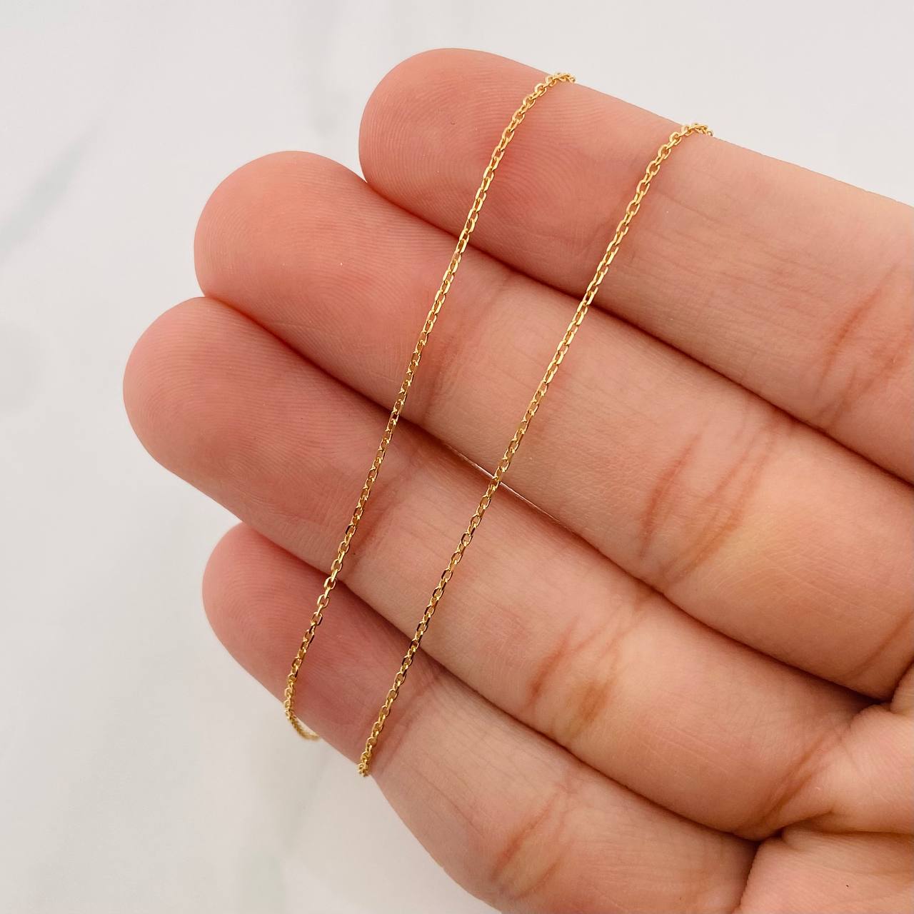 Classic Link Chain Set + Heart Pendant / 2.05g / 17 3/4 in 18K Yellow Gold