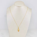 Venetian Chain Set + Virgin of Guadalupe Pendant / 2.55g / 20 in 18K Yellow Gold