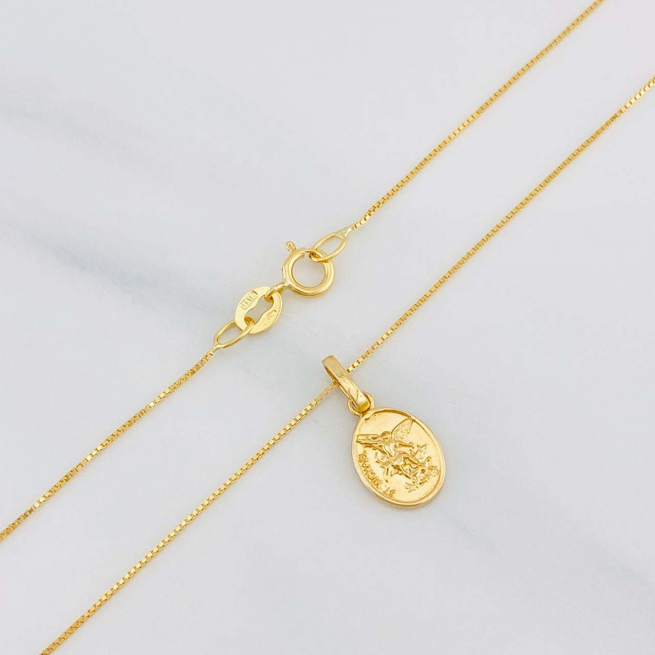 Set Chain 45 + Yellow Gold Pendant / 1.7g / 20 in 18K Yellow Gold