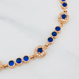 Bracelet Halo Tennis 8.85g / 7 in / 4.06mm 18K Rose Gold