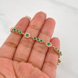Bracelet Halo Tennis 10.25g / 8 1/4 in / 4.08mm Rose Gold 18K