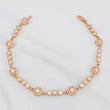 Bracelet Halo Tennis 10.05g / 8 1/4 in / 4.31mm Rose Gold 18K