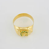 Horse Shoe Ring 3.7g / Size 10 1/4 Yellow Gold 18K