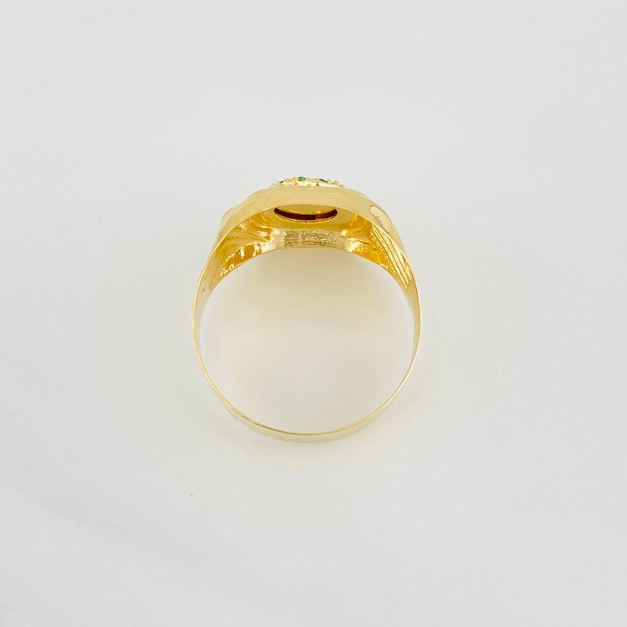 Horse Shoe Ring 3.7g / Size 10 1/4 Yellow Gold 18K