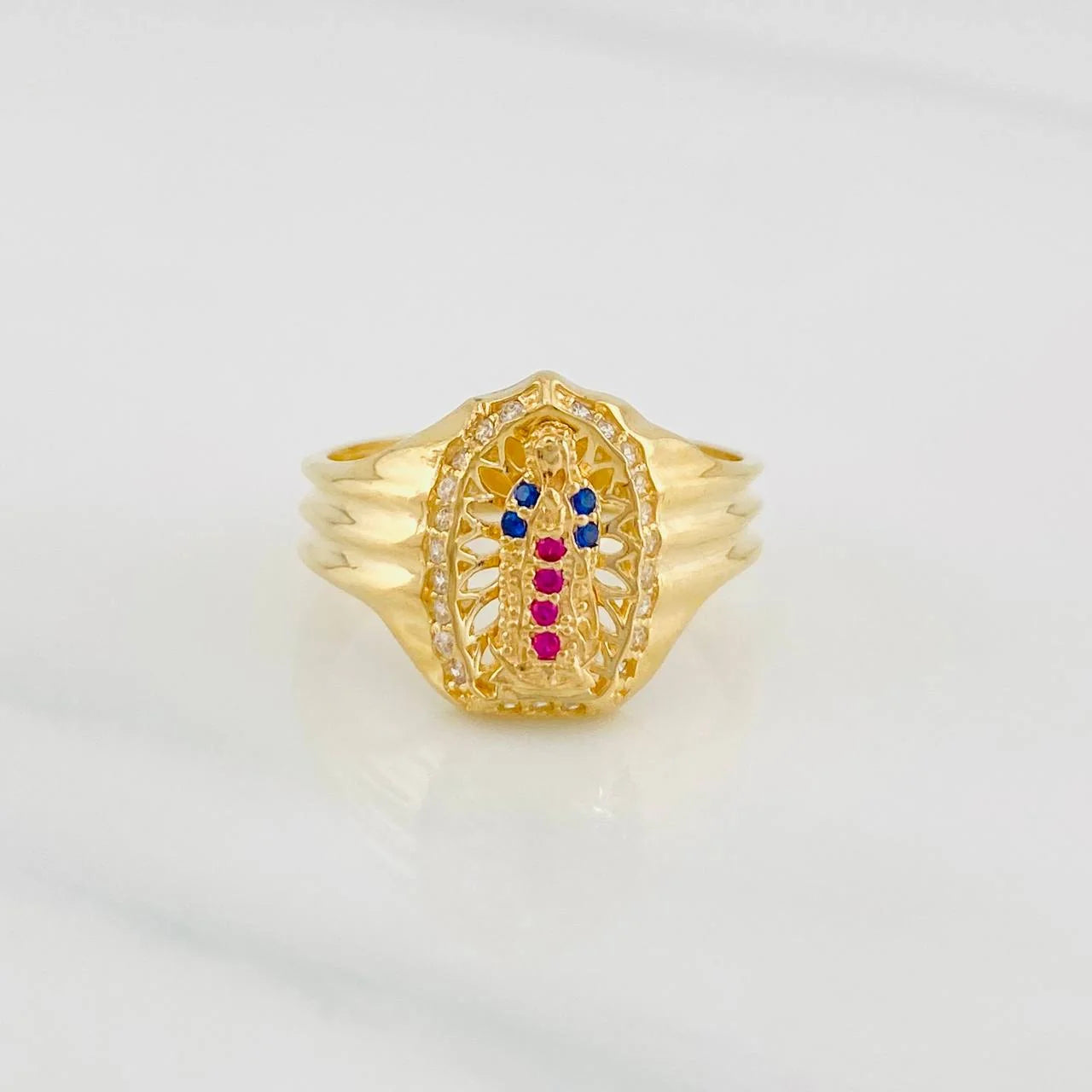 Anillo Virgen de Guadalupe 4.3g / T6 1/2 Oro Amarillo 18K