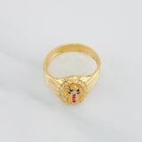 Virgin of Guadalupe Ring 3.75g / Size 7 Yellow Gold 18K