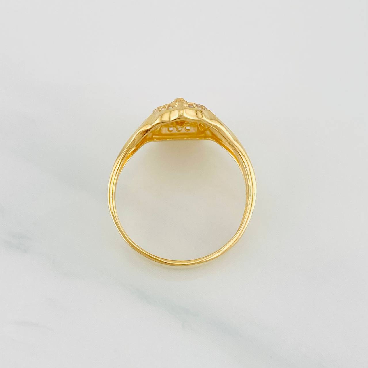 Virgin of Guadalupe Ring 3.75g / Size 7 Yellow Gold 18K