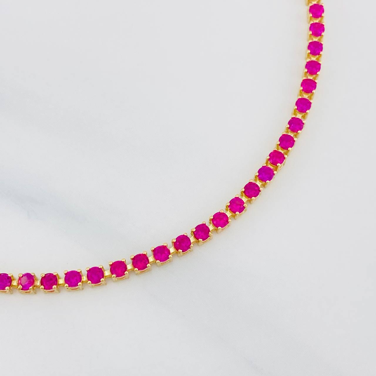 Tennis Bracelet 4.5g / 6 3/4 in / 2.2mm 18K Yellow Gold